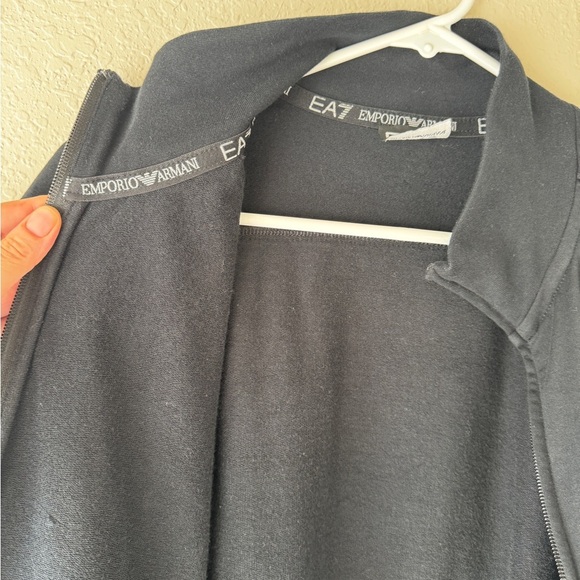 Emporio Armani Men's Black Zipped
Sweatshirt Jacket Size XL - Picture 5 of 11